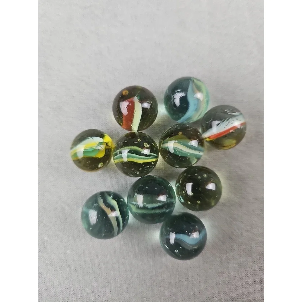 🔥Vintage Lot Of‎ 141 Cats Eye Swirl Marbles